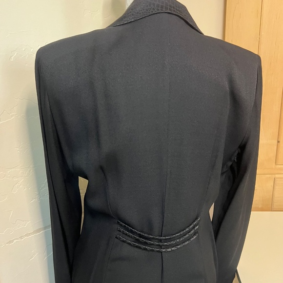 VINTAGE Women's Fattaneh Bahari Long Blazer Size 6 Made in USA - Picture 6 of 11